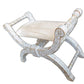 Handmade Customized Mother of Pearl Floral Pattern Stool