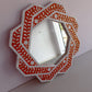 Handmade Customized Mother of Pearl Hexagonal Mirror Frame