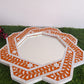 Handmade Customized Mother of Pearl Hexagonal Mirror Frame