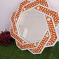Handmade Customized Mother of Pearl Hexagonal Mirror Frame