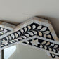 Handmade Customized Mother of Pearl Hexagonal Mirror Frame