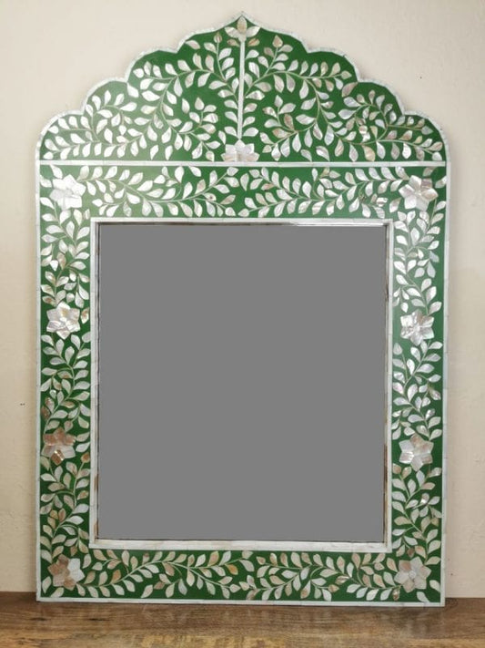 Handmade Customized Mother of Pearl Rectangular Mirror frame
