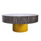 Handmade Customized Mother of Pearl Round Coffee Table