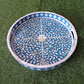 Handmade Customized Mother of Pearl Round Serving Tray