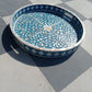 Handmade Customized Mother of Pearl Round Serving Tray