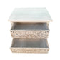 Handmade Customized Woodend  2 Drawer Bedside Table