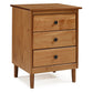Handmade Customized Wooden 3 Drawer Bedside Table