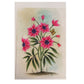 Handmade Flowers Painting on Silk Fabric for Home and Office Decor