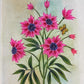 Handmade Flowers Painting on Silk Fabric for Home and Office Decor