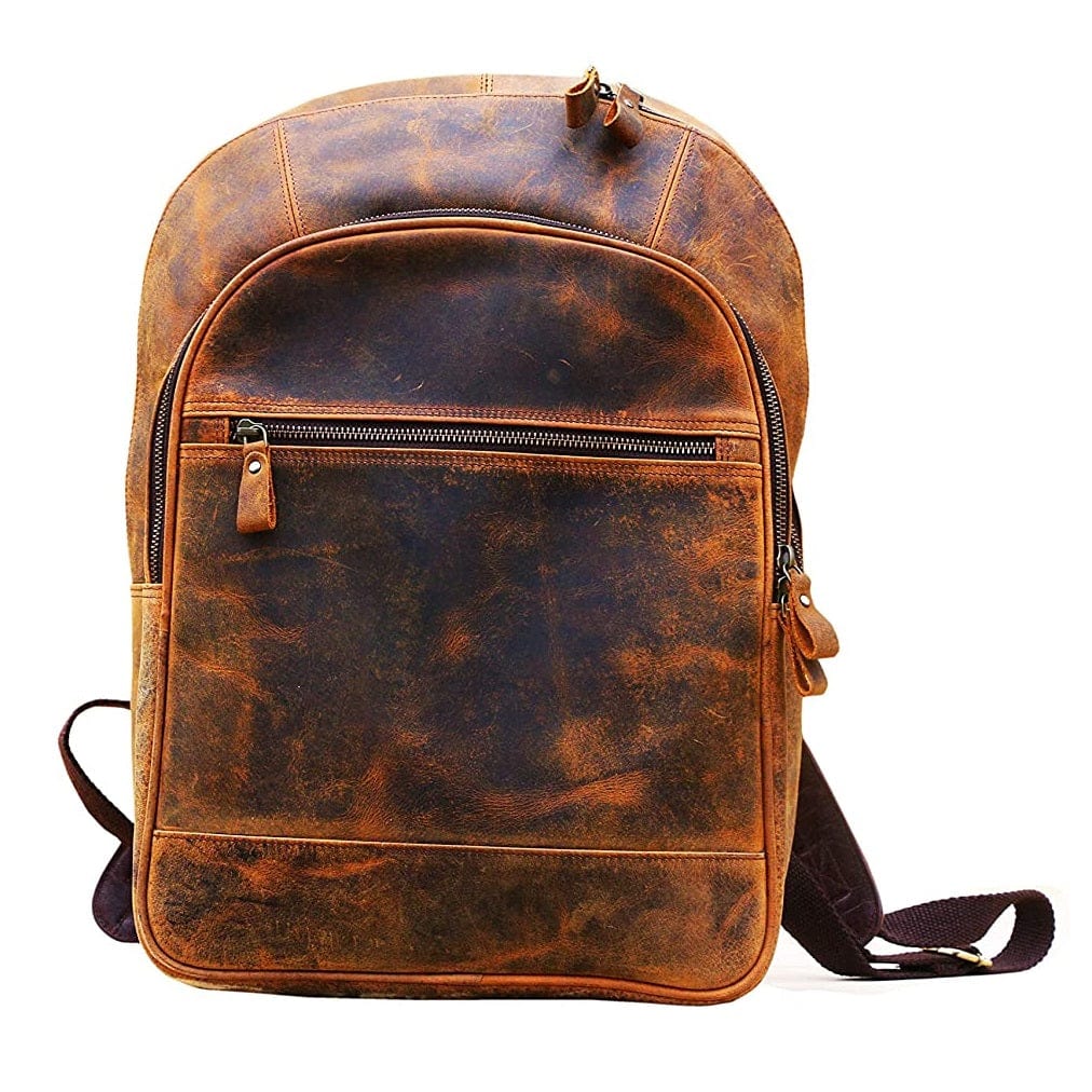 Handmade Leather Backpack For Men & Women Stylish Signature Bag