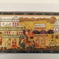 Handmade Matte Synthetic Palace View Silk Fabric Painting for Home Decor