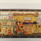 Handmade Matte Synthetic Palace View Silk Fabric Painting for Home Decor