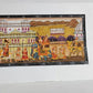 Handmade Matte Synthetic Palace View Silk Fabric Painting for Home Decor