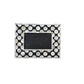 Handmade Mother of Pearl Customized Black Dot Pattern Photo Frame