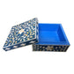 Handmade Mother of Pearl Customized Floral Pattern Jewelry Box