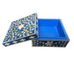 Handmade Mother of Pearl Customized Floral Pattern Jewelry Box