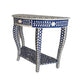 Handmade Customized Bone Inlay 1 Drawer Semi Circle  Console Table