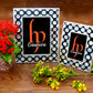 Handmade Mother of Pearl Polka Dot Photo Frame for Home Decor