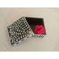 Customized Handmade  Mother of Pearl Floral Pattern Jewelry Box