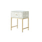 Personalized Bone Inlay Bedside Table Home Decor Purpose Attractive Design Beautifully Crafted Bedside Table