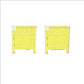 Personalized Handmade Bone Inlay Set Of 2 Bedside Tables Home Decor Furniture Attractive Floral Design Entrance Tables