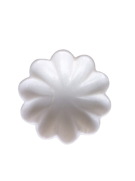 White Marble Leaf Bowl For Festival Home Office Place D?cor Center Table Showpiece