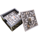 Beautifully Hand Crafted Mother Of Pearl Coaster Set Ready to Ship Perfect gift for loved ones