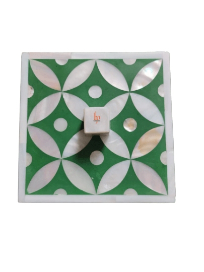 Beautifully Hand Crafted Mother of Pearl Coaster Set Ready to Ship Perfect gift for loved ones