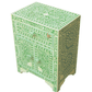 Personalized Handmade Bone Inlay Set Of 2 Bedside Tables Home Decor Furniture Attractive Floral Design Entrance