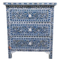 Personalized Mother Of Pearl Inlay Bedside Table Home Decor Purpose Attractive Design Beautifully Crafted Bedside Table