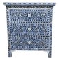 Personalized Mother Of Pearl Inlay Bedside Table Home Decor Purpose Attractive Design Beautifully Crafted Bedside Table