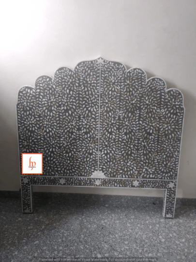 Handmade Mother Of Pearl Inlay Beautiful Bedhead Vintage Look King And Queen Size Bedhead Beautiful Bedroom Decor Furniture