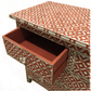 Handmade Mother Of Pearl 4 Chest Of Drawers Beautiful Geometric Design Inlay Furniture .