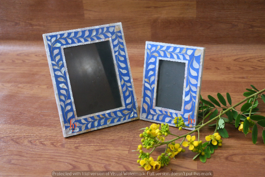 Handmade Classic Mother of Pearl Inlay Photo Frame Best Gift For Any Occasion