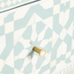 Handmade Bone Inlay Moroccan Motif Design Light Green Cosole Table Desk Furniture For Home Decor Purpose