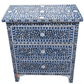 Personalized Mother Of Pearl Inlay Bedside Table Home Decor Purpose Attractive Design Beautifully Crafted Bedside Table