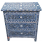 Personalized Mother Of Pearl Inlay Bedside Table Home Decor Purpose Attractive Design Beautifully Crafted Bedside Table