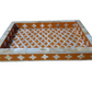 Handmade Mother of Pearl Fish Scale Tray Perfect Home Décor
