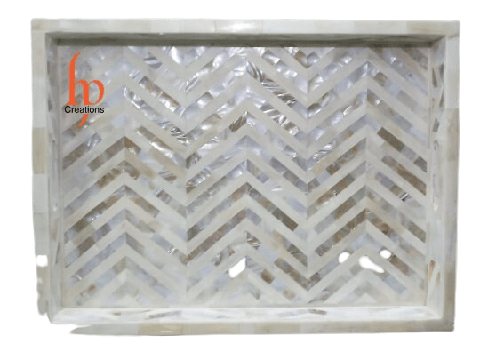 Personalized Mother Of Pearl Inlay Tray Decorative Serving Tray Beautifully Crafted Home Decor Kitchen Decor Perfect Gift For Loved Once