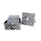 Handmade Mother Of Pearl Inlay Geometric Tea Coaster Set of 4 Best Gift for Home Decor